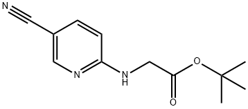 tert-butyl 2-(5-cyanopyridin-2-ylamino)acetate Structural