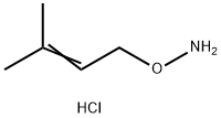 O-(3-Methyl-but-2-enyl)-hydroxylamine hydrochloride Structural