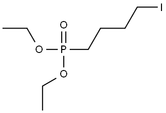 Diethyl (2-iodobutyl)phosphonate Structural