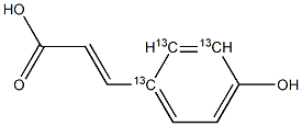 p-Coumaric acid-1,2,3-13C3
		
	 Structural