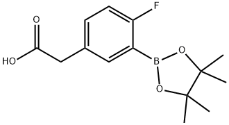 2-(4-Fluoro-3-(4,4,5,5-tetramethyl-1,3,2-dioxaborolan-2-yl)phenyl)acetic acid