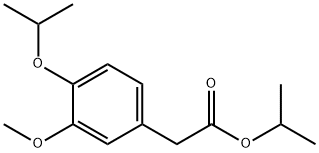 isopropyl 2-(4-isopropoxy-3-methoxyphenyl)acetate Structural