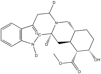 Yohimbine-[13C,D3] Structural