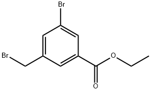 Ethyl 3-bromo-5-(bromomethyl)benzoate Structural