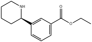 ethyl (R)-3-(piperidin-2-yl)benzoate hydrochloride Structural