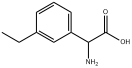 2-AMINO-2-(3-ETHYLPHENYL)ACETIC ACID Structural