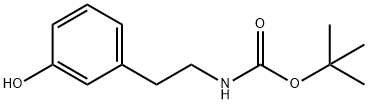 tert-butyl(3-hydroxyphenethyl)carbamate Structural