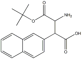 Boc-3-amino-2-(naphthalen-2-yl)-propionic acid Structural