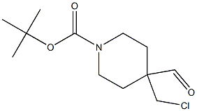 tert-butyl 4-(chloromethyl)-4-formylpiperidine-1-carboxylate