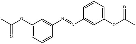 diazene-1,2-diylbis(3,1-phenylene) diacetate Structural