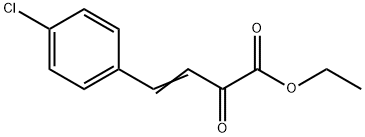 ethyl 4-(4-chlorophenyl)-2-oxobut-3-enoate Structural