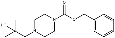 benzyl 4-(2-hydroxy-2-methylpropyl)piperazine-1-carboxylate Structural