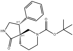 tert-butyl(4S,5R)-1-oxo-4-phenyl-2,7-diazaspiro[4.5]decane-7-carboxylate