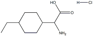 a-Amino-4-ethyl-cyclohexaneacetic acid HCl Structural