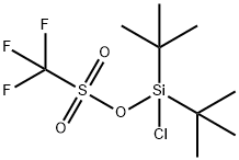 Trifluoromethanesulfonic Acid, Chlorobis (1,1-dimethylethyl)silyl ester Structural