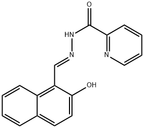 N'-[(E)-(2-hydroxynaphthalen-1-yl)methylidene]pyridine-2-carbohydrazide Structural