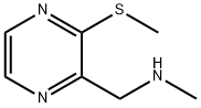 N-methyl-1-(3-(methylthio)pyrazin-2-yl)methanamine Structural
