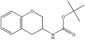 tert-butyl chroman-3-ylcarbamate Structural