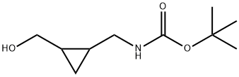 tert-butyl (2-(hydroxymethyl)cyclopropyl)methylcarbamate Structural