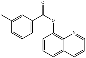 quinolin-8-yl 3-methylbenzoate Structural