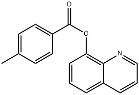 quinolin-8-yl 4-methylbenzoate Structural