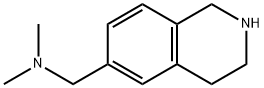 N,N-dimethyl(1,2,3,4-tetrahydroisoquinolin-6-yl)methanamine Structural