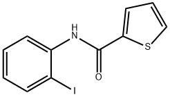 N-(2-iodophenyl)thiophene-2-carboxamide Structural
