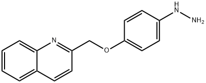 Quinoline, 2-[(4-hydrazinophenoxy)methyl]- Structural