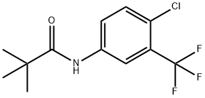 N-(4-chloro-3-(trifluoromethyl)phenyl)pivalamide Structural