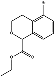 ethyl 5-bromoisochroman-1-carboxylate Structural