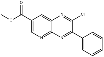 methyl 2-chloro-3-phenylpyrido[2,3-b]pyrazine-7-carboxylate Structural