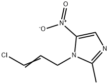 (E)-1-(3-chloroallyl)-2-methyl-5-nitro-1H-imidazole Structural