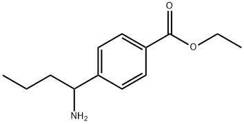ethyl 4-(1-aminobutyl)benzoate Structural