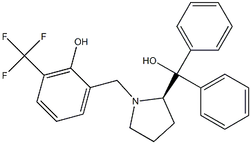 (R)-2-((2-(hydroxydiphenylmethyl)pyrrolidin-1-yl)methyl)-6-(trifluoromethyl)phenol