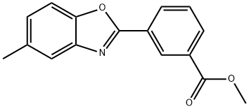 methyl 3-(5-methylbenzo[d]oxazol-2-yl)benzoate Structural