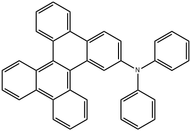 3-(Diphenylamino)dibenzo[g,p]chrysene Structural