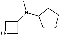 N-methyl-N-(tetrahydro-3-furanyl)-3-Azetidinamine Structural