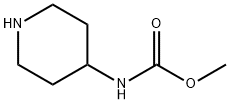 N-4-piperidinyl-Carbamic acid methyl ester Structural