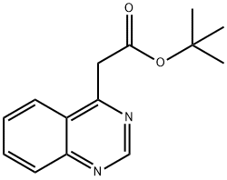 tert-Butyl Quinazoline-4-acetate Structural