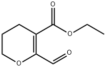 ethyl 2-formyl-5,6-dihydro-4H-pyran-3-carboxylate Structural