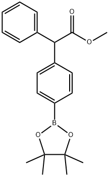 methyl 2-phenyl-2-(4-(4,4,5,5-tetramethyl-1,3,2-dioxaborolan-2-yl)phenyl)acetate