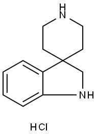 Spiro[indoline-3,4'-piperidine] hydrochloride Structural