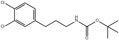 tert-butyl 3-(3 ,4-dichlorophenyl)propylcarbamate Structural