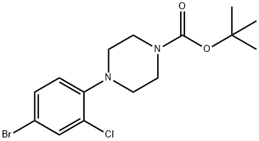 tert-Butyl 4-(4-bromo-2-chlorophenyl)piperazine-1-carboxylate