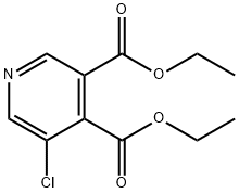 diethyl 5-chloropyridine-3,4-dicarboxylate Structural