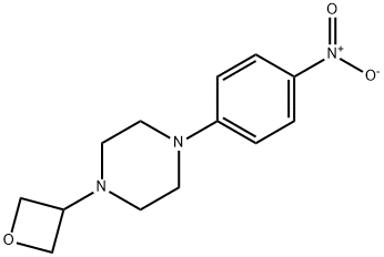 Piperazine, 1-(4-nitrophenyl)-4-(3-oxetanyl)- Structural