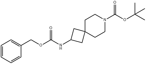Tert-Butyl 2-(((Benzyloxy)Carbonyl)Amino)-7-Azaspiro[3.5]Nonane-7-Carboxylate Structural