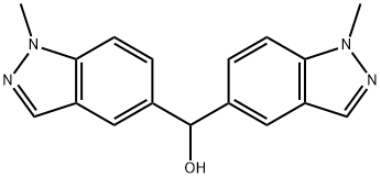 bis(1-methyl-1H-indazol-5-yl)methanol Structural