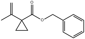 benzyl 1-(prop-1-en-2-yl)cyclopropanecarboxylate Structural