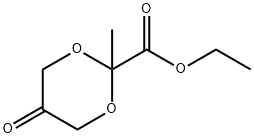 ethyl 2-methyl-5-oxo-1,3-dioxane-2-carboxylate Structural